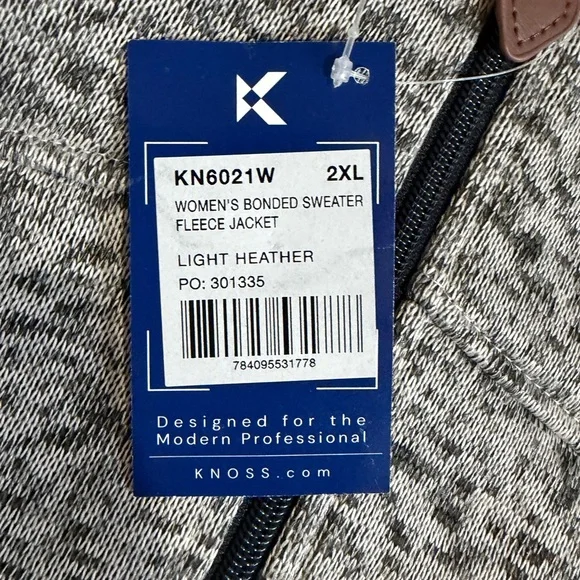 Women’s Gray zip up sweater. NEW with tags - Picture 2 of 2